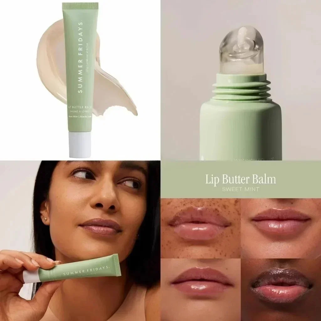 Fashion Cherry Pink Sugar Vanilla Lip Balm Moisturizing Lipstick Set Soft Tube Mirror Lip Gloss Lip Makeup Care