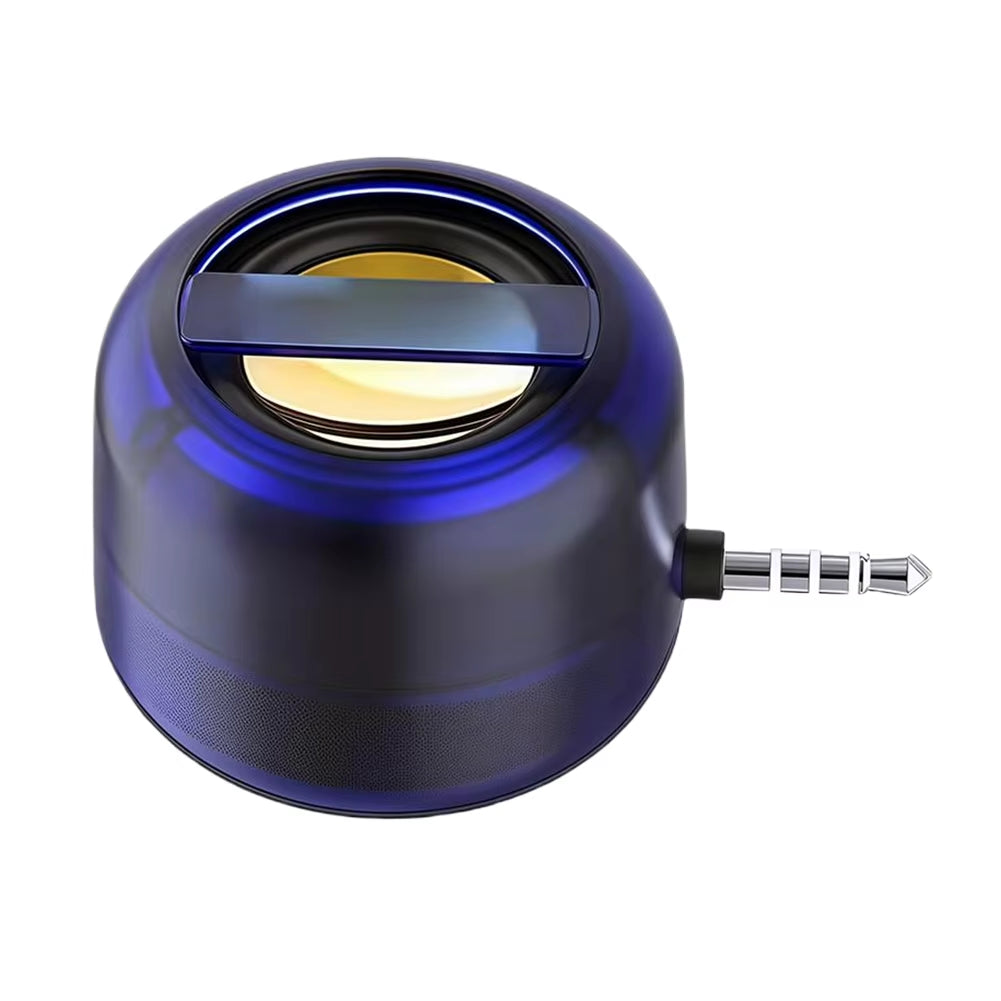 Portable Mini Speaker – Type-C / 3.5mm Plug-In Mobile Phone External Sound Amplifier