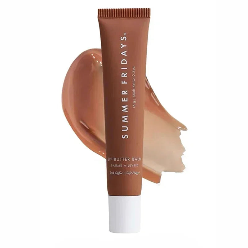 Fashion  Cherry Pink Sugar Vanilla Lip Balm Moisturizing Lipstick Set Soft Tube Mirror Lip Gloss Lip Makeup Care