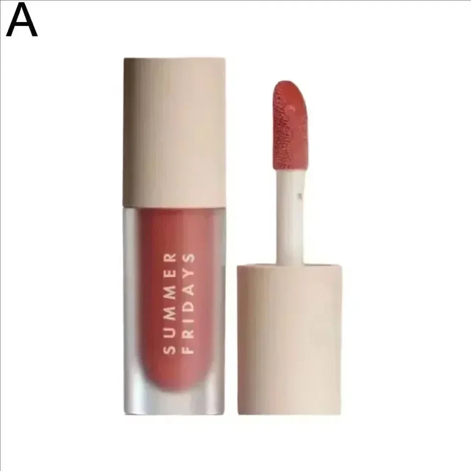 Fashion  Cherry Pink Sugar Vanilla Lip Balm Moisturizing Lipstick Set Soft Tube Mirror Lip Gloss Lip Makeup Care