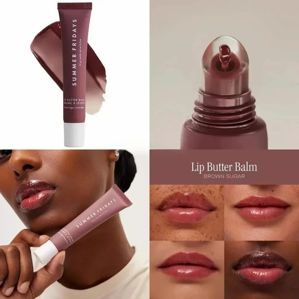 Fashion  Cherry Pink Sugar Vanilla Lip Balm Moisturizing Lipstick Set Soft Tube Mirror Lip Gloss Lip Makeup Care