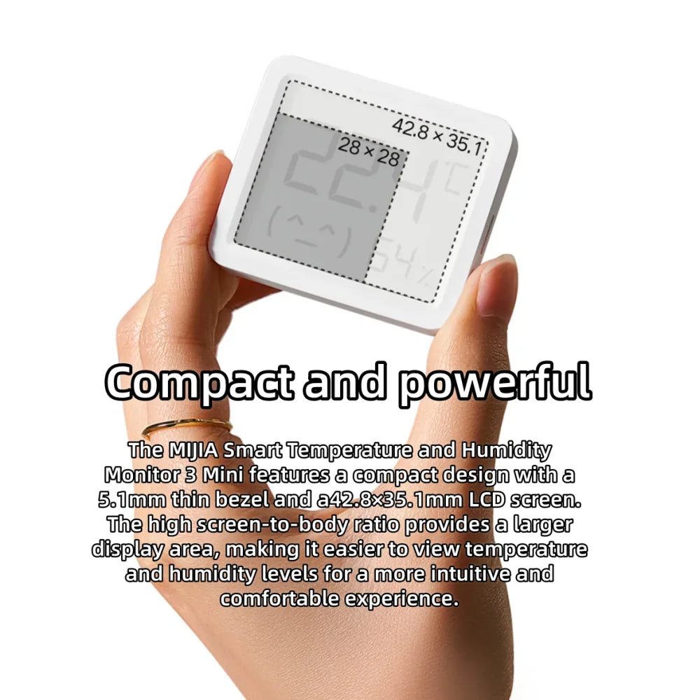 Xiaomi Smart Mini Thermometer & Hygrometer – Home Temperature & Humidity Monitor
