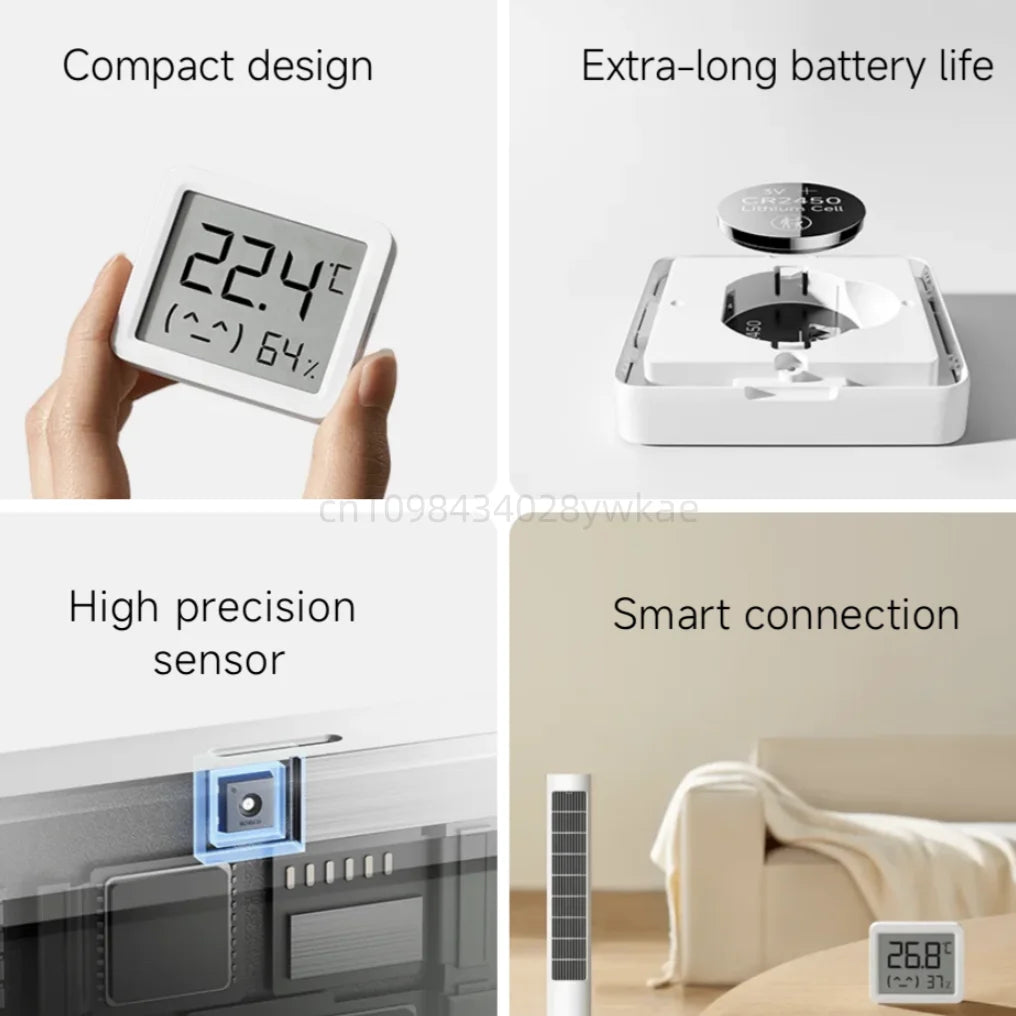 Xiaomi Smart Mini Thermometer & Hygrometer – Home Temperature & Humidity Monitor