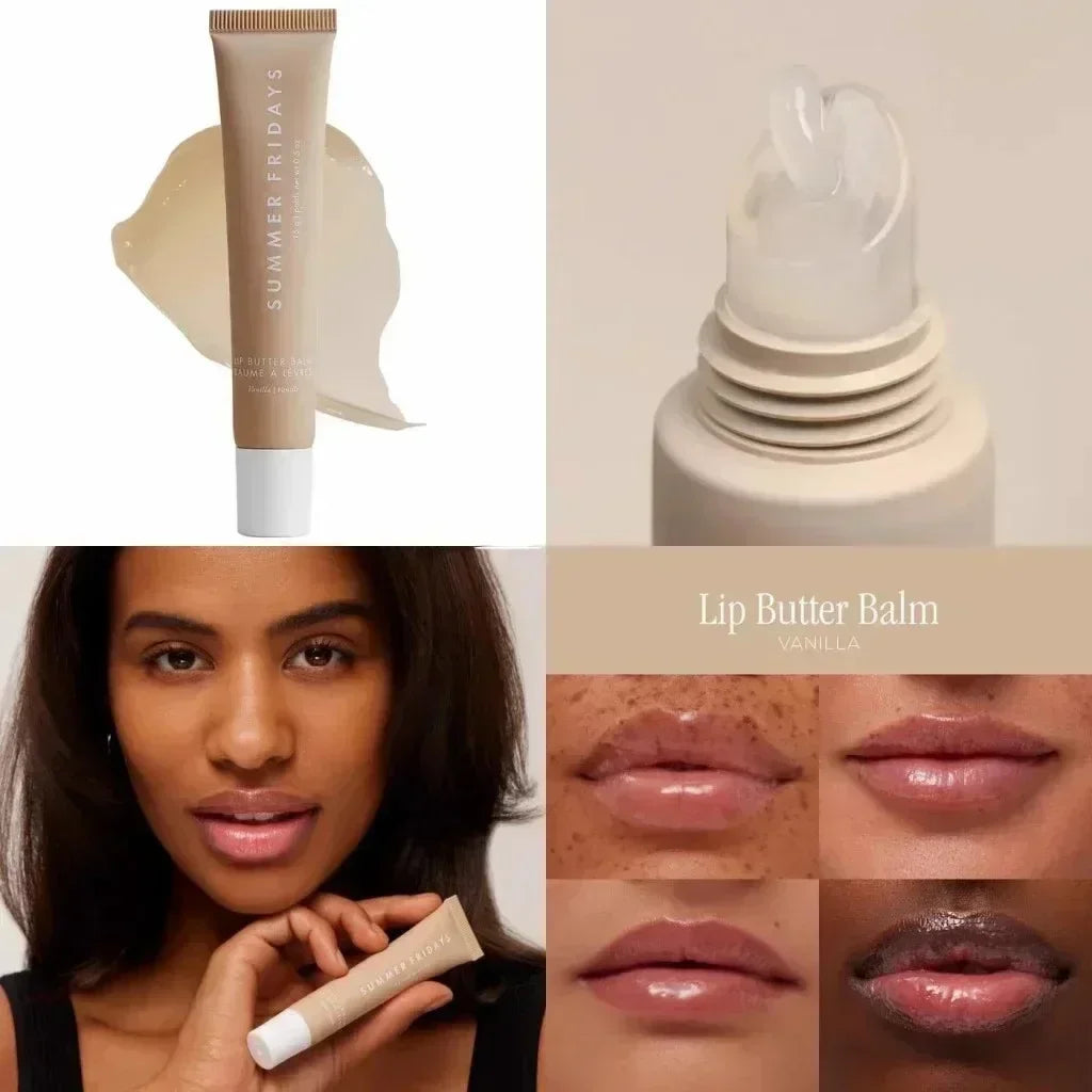 Fashion  Cherry Pink Sugar Vanilla Lip Balm Moisturizing Lipstick Set Soft Tube Mirror Lip Gloss Lip Makeup Care